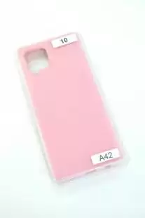 Чохол Samsung A42 5G Silicon Original FULL №10 Pink (4you)