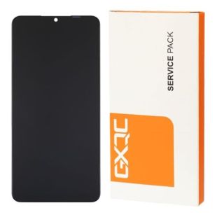 LCD Samsung A12s/A127F (2021) (BOE B3) з чорним тачскрином ОДИНАРНИЙ ЖОВТИЙ ШЛЕЙФ Service Pack (М)