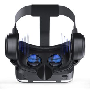 Очки вертуальной реальсти Shinecon SC-G04E с наушниками черные (M) - Цена Недели!