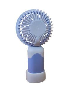 Вентилятор ручний MINI FAN SD-30 (підставка, 3 режими) Blue