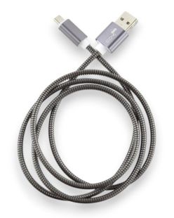 Usb-cable Micro USB 4you Bagmati ( 2000mah, метал, чорний ) 