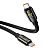 Cable Type-C/Type-C HOCO U143 240W 1,2m (круглий) Black