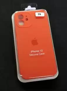 Чохол iPhone 12 Silicon Case original FULL Camera № 39 orange ( 4you )