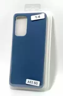 Чохол Samsung A53 (5G) Silicon Original FULL №14 Dark Blue (4you)