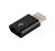 Переходник с Micro USB мама на iPhone 5 папа черный (тех, пакет) "Акционная цена"