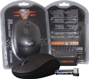 Мышь беспроводная Frime FWMO-210B (1200dpi) Black