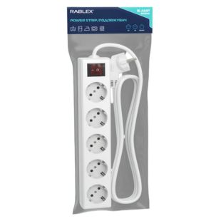 Удлинитель Rablex RB5-3M 5 розеток 3 метра