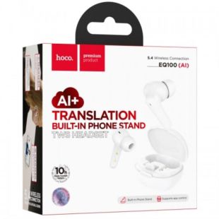 Bluetooth-гарнитура HOCO EQ100 (Bluetooth 5.3) White