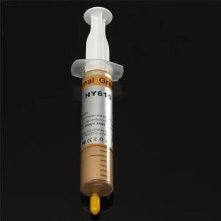 Термопаста в шприце HALNZIYE HY-610 желтая шприц 30g (K) 