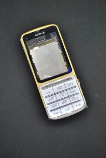 Корпус Nokia C3-01 AAA золотой полный с кн. "Акционная цена"