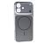 Чехол iPhone 16ProMax Silicon IPHONE 17 STYLE with MagSafe Silver