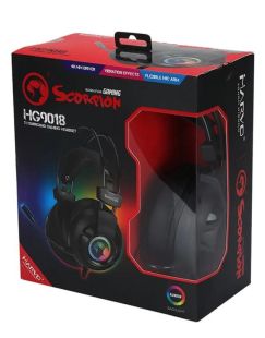 Гарнитура MARVO HG9018 (микрофон, мониторы,LED) Black