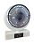 Вентилятор настольный Desktop loop Fan F23 (LED,5 режимов,180°,Type-C) Blue