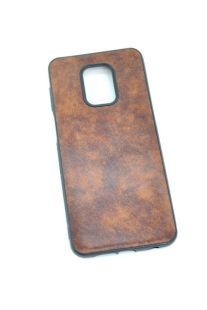 Чехол Xiaomi Redmi 9 Silicon VESTA Leather Brown (P2) "Акционная цена"