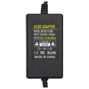 Блок живлення SZ-DLY31288 з регулюванням напруги 3-12V/2A, EU 220V (M) - Ціна Тижня!