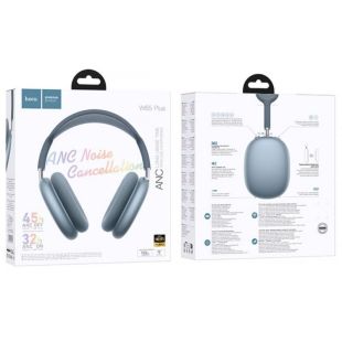 Bluetooth-гарнитура HOCO W65 Plus (Bluetooth 5.3, мониторы) (синий)