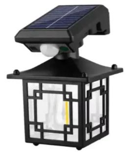 Светильник уличный JD-1579 (от солнечной батареи, с датчиком движения и 3-мя режимами)
