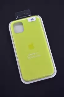 Чохол iPhone 11Pro Silicon Case original FULL №40 lemon (4you)