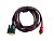 Кабель HDMI-DVI (папа-папа) 1,5м черно-красная оплетка (двойной феррит)