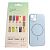 Чехол iPhone 12 Silicon BEATS with MagSafe №1 Light blue