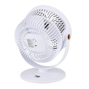 Вентилятор FAN SOLAR PANEL S33-1 2в1(настол/настенный,АКБ,5 скоростей,солнечная панель,Type-C) White