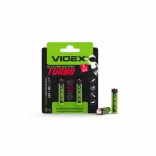 Батарейка Videx Turbo LR03T AAA лужна (2 на блістері, 20 в упак.)