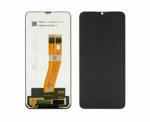 LCD Samsung A04E/A042F (2022) із чорним тачскрином Service Pack (M)
