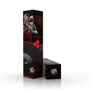 Килимок Gembird MP-GAMEPRO-M (у коробці) чорний (тканинний, прогумований) (350*250мм)