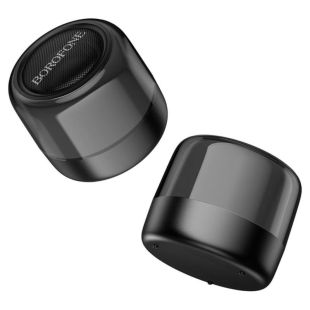 Портативная колонка 2 in 1 BOROFONE BP12 LED (Bluetooth 5.2) Black