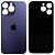 Заднє скло корпусу iPhone 14 Pro (big hole) Deep Purple (Х) 8000840Pu