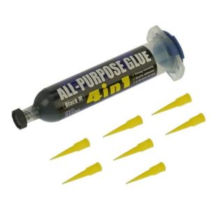 Клей полиуретановый Mechanic G7, 4 в 1,черный, 30ml, в шприце, быстросохнущий (М) - Цена Недели!