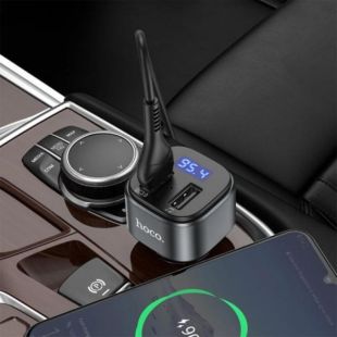 FM модулятор HOCO E67 Black