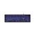 Клавиатура проводная Gembird KB-UML3-01-UA (USB,3-х цветная подсветка клавиш) Black