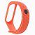 Ремінець на браслет фітнес Xiaomi mi band 3/4/5 Ромб Orange
