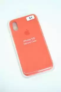 Чохол iPhone X/XS Silicon Case original FULL №51 new apricot (4you)