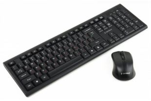 Беспроводной комплект Gembird KBS-WM-03-UA (USB, мультимедийный) Black
