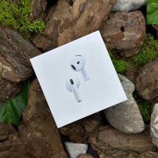 Bluetooth-гарнитура Apple AirPods 4 ANC MXP93CH/A Model A3057 S/N CNQL72WTP2 Logo