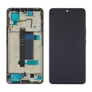 LCD Xiaomi Redmi Note 13 Pro (5G) / Poco X6 з чорним тачскрином + корпусна рамка OLED (M)