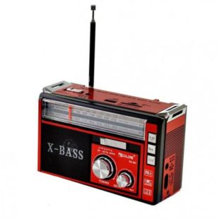 Радіоприймач Golon RX-381 ( USB + SD ) Red