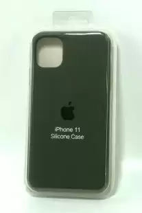 Чохол iPhone 11 Silicon Case original FULL №74 olive (4you)