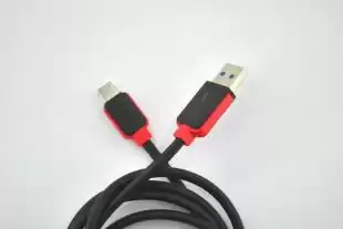 Usb-cable Type-C 4you Niagara ( 2.1A, чорний, 1.2м ) 