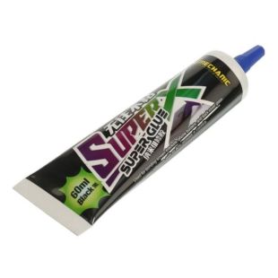 Клей силиконовый MECHANIC Super X  быстросохнущий (60ml в тюбике с дозатором) черный (M)