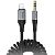 Переходник HOCO UPA33A Lightning - Jack 3.5 plug 1.5m Black