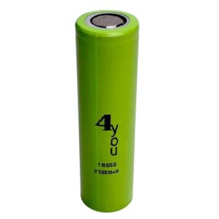 АКБ 18650 4you 2500mAh (защита от перезаряда)
