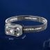 Фонарик налобный LED T127 XPE + COB, 90 1m,АКБ встроенный 500 mAh, Type-C, 5 режимов, grey (М)