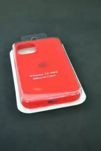 Чохол iPhone 12mini Silicon Case original №14 Red