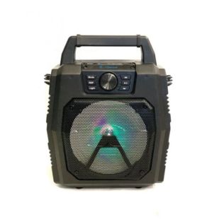 Портативна колонка iDance 20K-UPC (Bluetooth, FM, USB, Soft touch і світломузика) Black