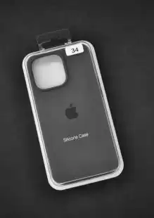 Чохол iPhone 15Pro Silicon Case original FULL №34 pebble (4you)