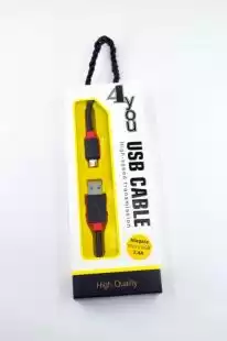 Usb-cable Micro USB 4you Niagara ( 2.1A, чорний, 1.2м ) 