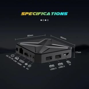 Smart TV Q1 Mini+ 2/16GB (RK3518, Android 14, 4Core 64bit, 2.4G+5G+BT, VF)